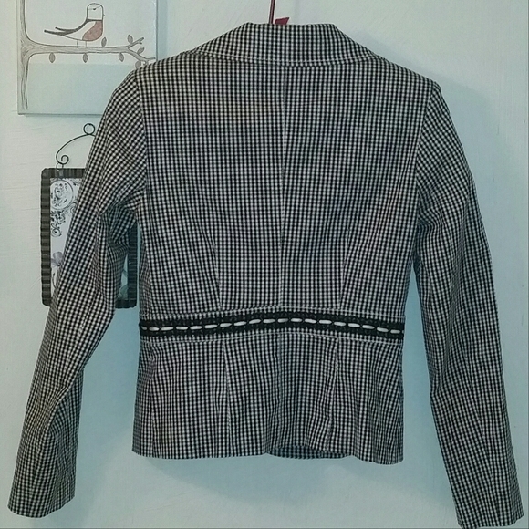 Rampage checkered lined blazer, M - Picture 2 of 6